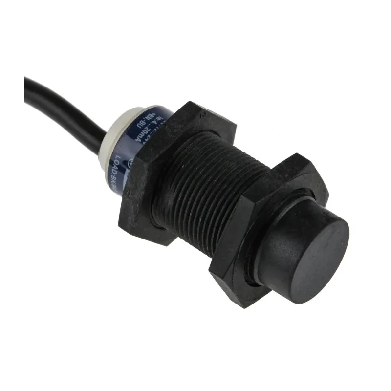 Telemecanique Sensors Threaded Barrel Inductive Proximity Sensor M18 x 1 4 to 20 mA 38V DC 8 mm Detection XS4P18AB120