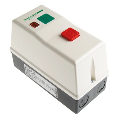 Schneider Electric TeSyS LE GV2 LC DOL Starter 3 Phase 380V AC 1.1 kW IP65 LE1M35Q708