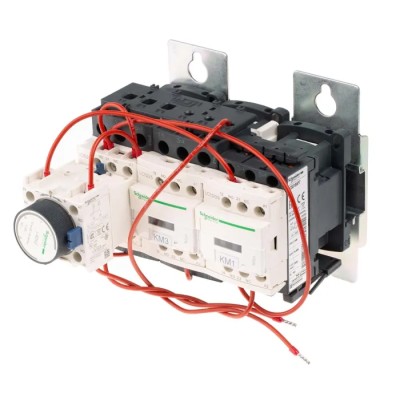 Schneider Electric TeSyS D Star Delta Starter, 230V AC, 22 kW, 3 Phase, 18A, Surface Mount, IP20 LC3D18AP7
