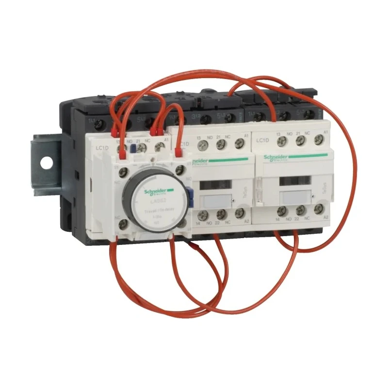 Schneider Electric TeSyS D Star Delta Starter, 230V AC, 22 kW, 3 Phase, 18A, Surface Mount, IP20 LC3D18AP7