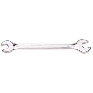 Bahco Double Ended Open Spanner Metric 8 to 10 mm Chrome Finish Alloy Steel 138mm Overall 6M-8-10