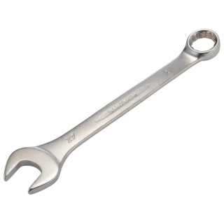 Bahco Combination Spanner 27 mm, 310mm Overall Length, Alloy Steel, Chrome Finish, 12 Point 111M-27