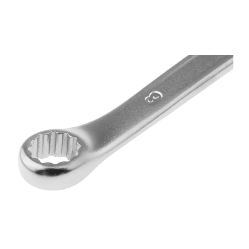 Bahco Combination Spanner 8 mm, 130mm Overall Length, Alloy Steel, Chrome Finish 111M-8