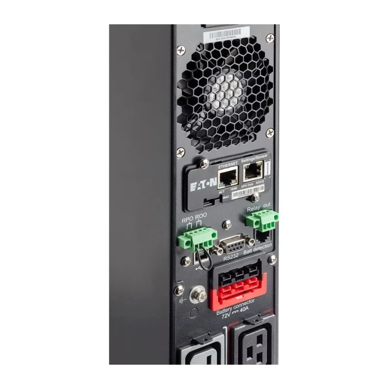 Eaton Uninterruptible Power Supply 3 kW 3000 VA Rack Tower UPS 100V 176V 276V Input 9PX3000IRTN Eaton 9PX 3000i RT2U Netpack