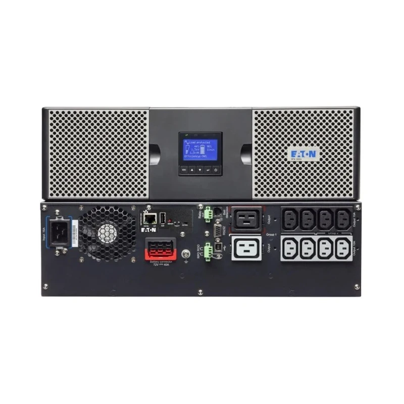 Eaton Uninterruptible Power Supply 3 kW 3000 VA Rack Tower UPS 100V 176V 276V Input 9PX3000IRTN Eaton 9PX 3000i RT2U Netpack
