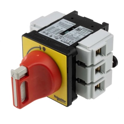 Schneider Electric 3-Pole Panel Mount Isolator Switch IP65, 80A, 30 kW VCF4