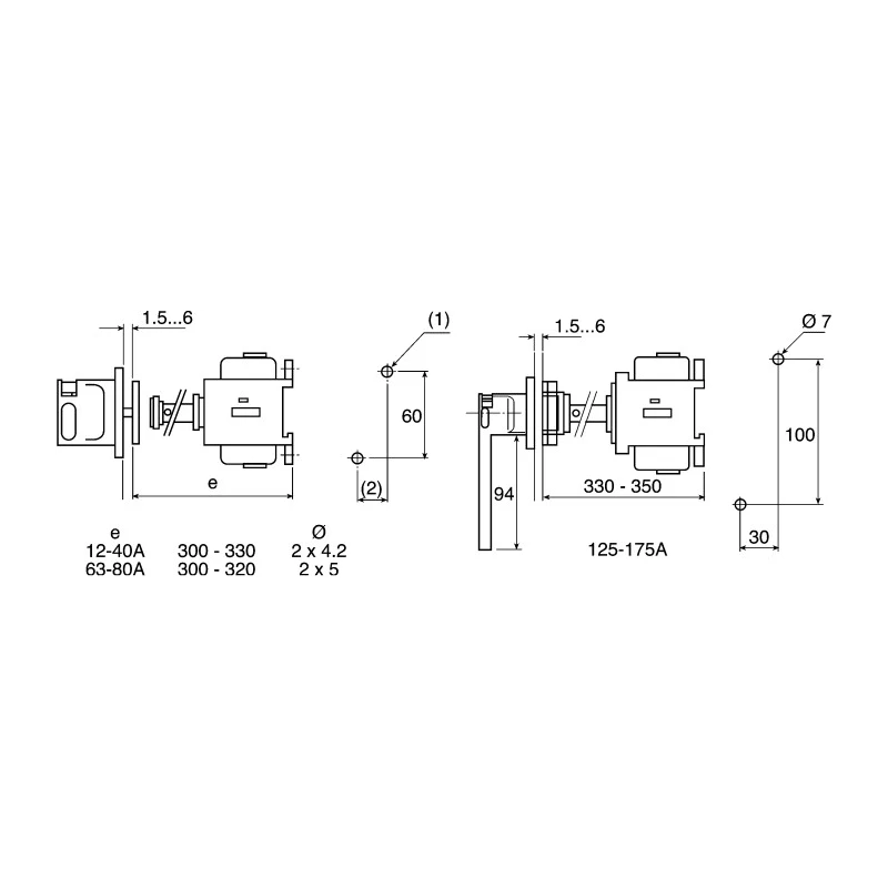 Schneider Electric 3-Pole Panel Mount Isolator Switch IP65, 80A, 30 kW VCF4
