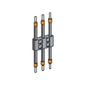 Schneider Electric TeSyS GV Connection Link for use with LC1D09...D38 GV1G02