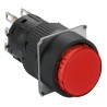 Schneider Electric Harmony XB6 Series Push Button Switch, Spring Return, Panel Mount, 16 mm Cutout, SPDT, Red LED XB6EAA41P