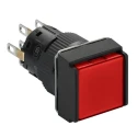 Schneider Electric Harmony XB6 Series Illuminated Push Button Switch, Latching, Panel Mount, 16 mm Cutout, DPDT XB6ECF4B2P