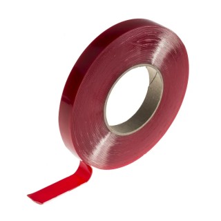 RS PRO Translucent Double-Sided Foam Tape 19mm Width x 14m Length x 1mm Thickness Acrylic Adhesive 125-4308