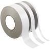 RS PRO White Double Sided Paper Tape Non-Woven Backing 9mm Width 50m Length 9mm Thickness Acrylic Adhesive 125-4306