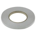 RS PRO White Double Sided Paper Tape Non-Woven Backing 9mm Width 50m Length 9mm Thickness Acrylic Adhesive 125-4306