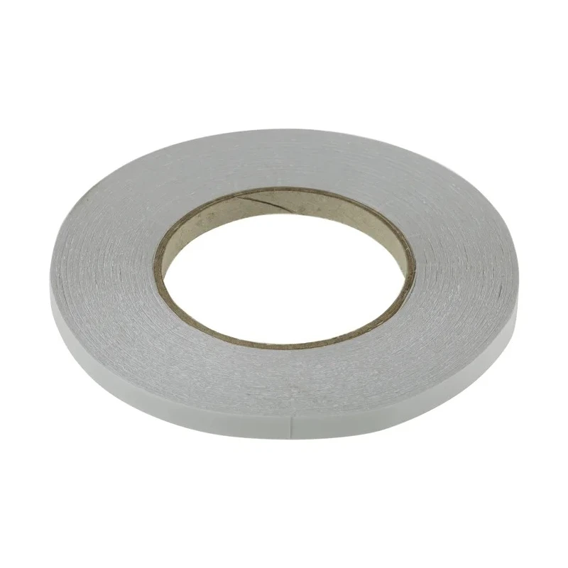 RS PRO White Double Sided Paper Tape Non-Woven Backing 9mm Width 50m Length 9mm Thickness Acrylic Adhesive 125-4306