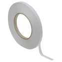 RS PRO White Double Sided Paper Tape Non-Woven Backing 9mm Width 50m Length 9mm Thickness Acrylic Adhesive 125-4306