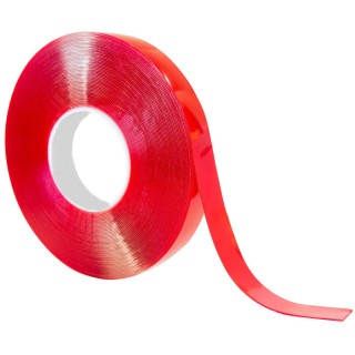 RS PRO Translucent Double Sided Foam Tape, 19mm Width x 33 m Length, 1 mm Thickness 125-4309