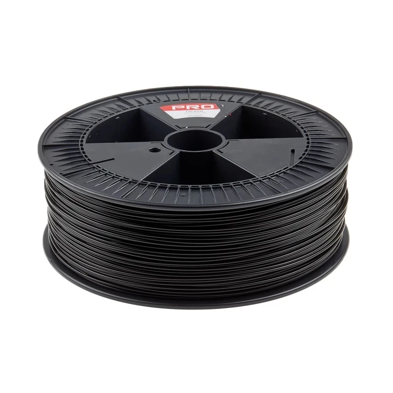 RS PRO 2.85 mm Black PLA 3D Printer Filament 2.3 kg, FDM Technology, Low Warping, Renewable Material 125-4336