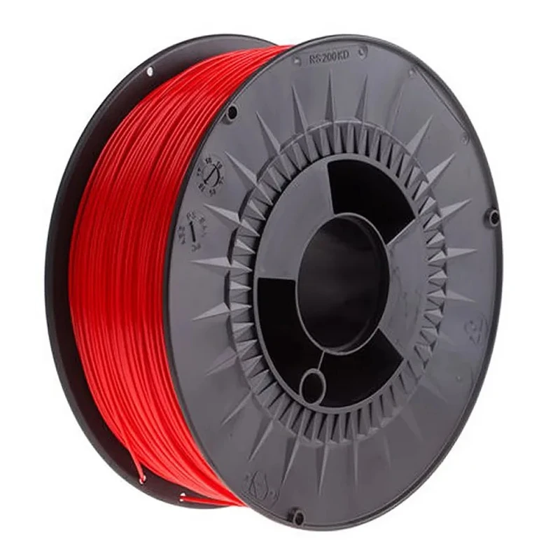 RS PRO 2.85 mm Red PLA 3D Printer Filament 2.3 kg 125-4342