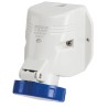 Scame Wall Mount Industrial Power Connector 2P+PE 125A 230V IP67 Thermoplastic OPTIMA-TOP