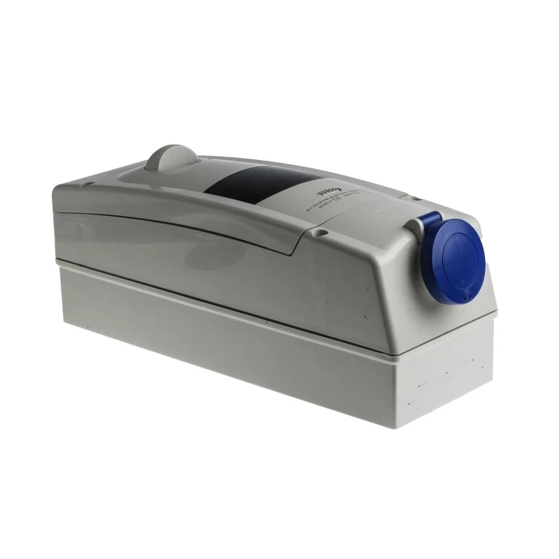 Scame Switchable Industrial Interlock Socket 2+E Earthing Position 6h Straight 16A 230V IP44 IP44