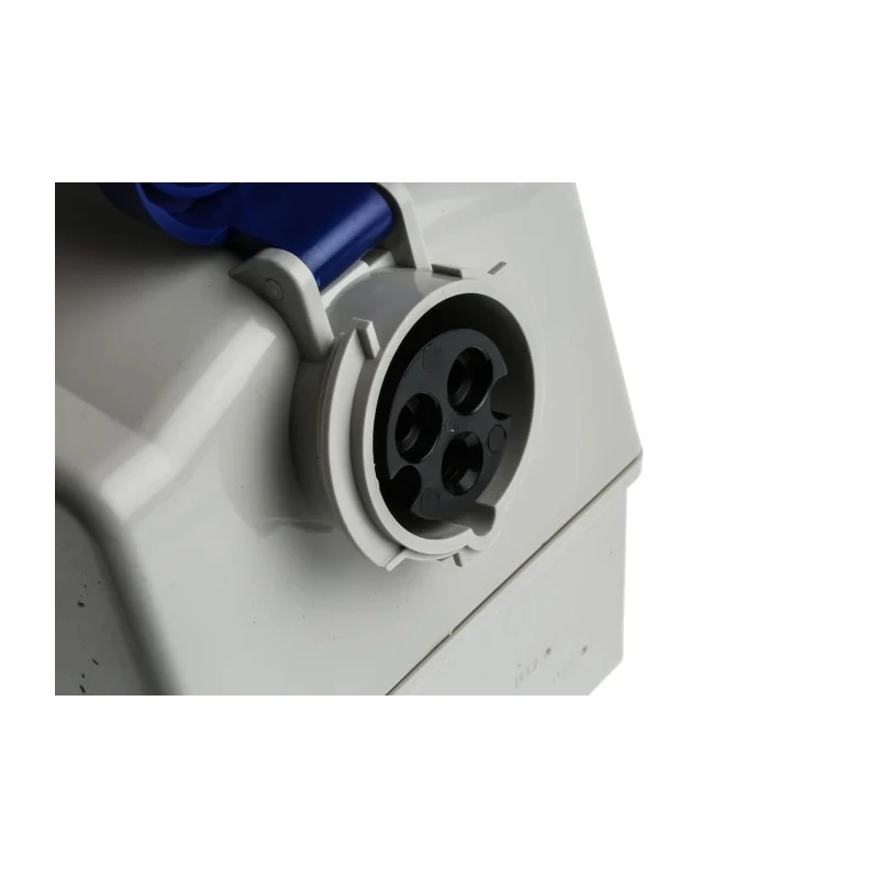 Scame Switchable Industrial Interlock Socket 2+E Earthing Position 6h Straight 16A 230V IP44 IP44