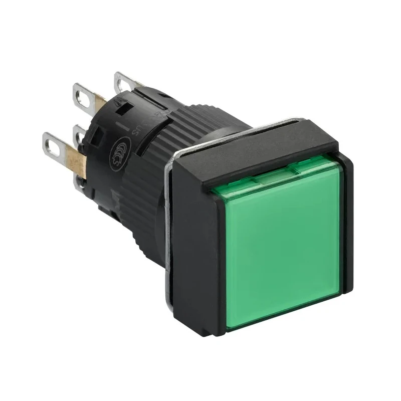 Schneider Electric Harmony XB6 Series Illuminated Push Button Switch, Spring Return, Panel Mount, 16 mm Cutout XB6ECW3B2P