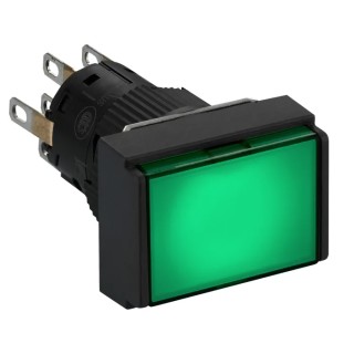 Schneider Electric Harmony XB6E Series Illuminated Push Button Switch, Spring Return, Panel Mount, 16 mm Cutout XB6EDW3B2P