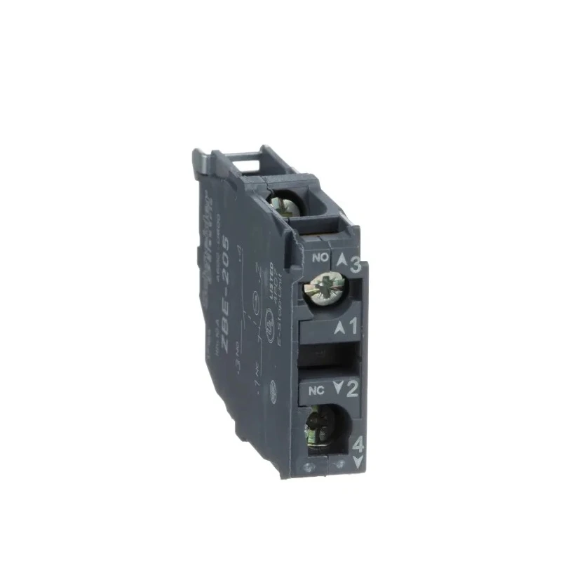 Schneider Electric Harmony Series Contact Block, 60V, 1 NO/1 NC, Screw Terminal, 10A Current Rating ZBE205