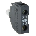Schneider Electric Harmony XB Series Light Block White LED Illumination, 110V, 14mA Screw Terminal ZBVG1