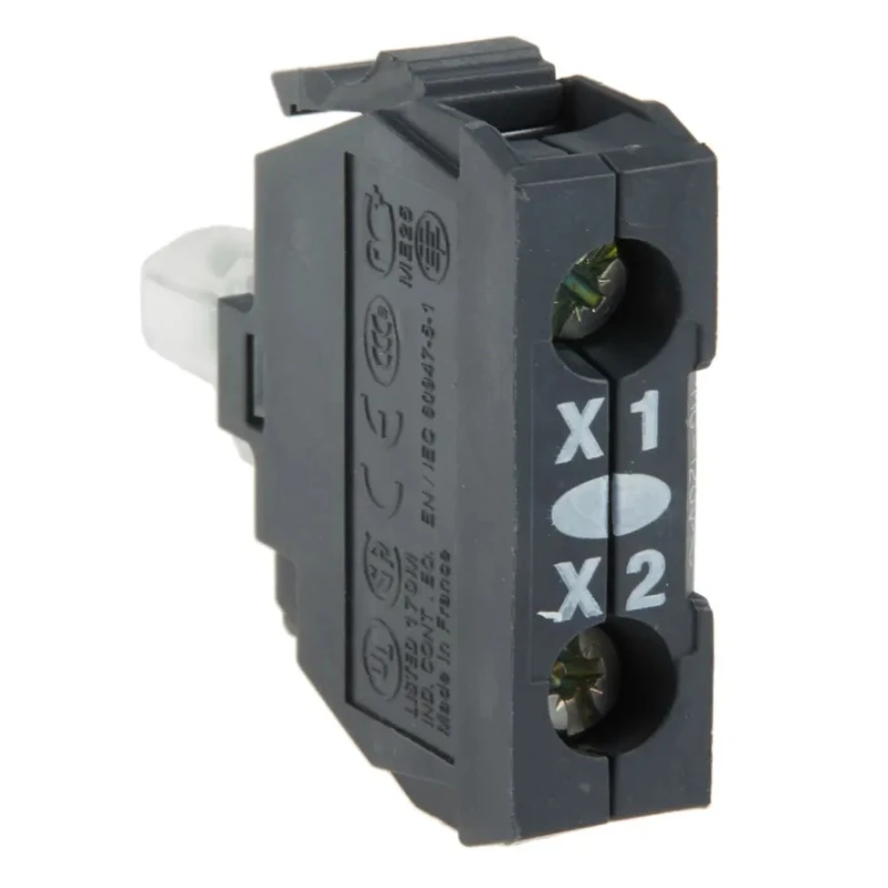 Schneider Electric Harmony XB Series Light Block White LED Illumination, 110V, 14mA Screw Terminal ZBVG1
