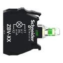 Schneider Electric Harmony XB Series Light Block White LED Illumination, 110V, 14mA Screw Terminal ZBVG1