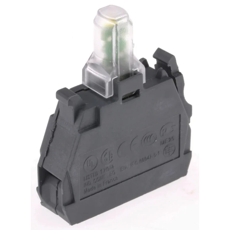 Schneider Electric Harmony Series Light Block LED White Illumination 120V 24V ZBVBG1