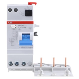 ABB DDA 200 A Series RCD Switch, 40A, 3-Pole, 30 mA Trip Sensitivity, Type A, 400V AC 2CSB203101R1400 - DDA203A-40/0,03