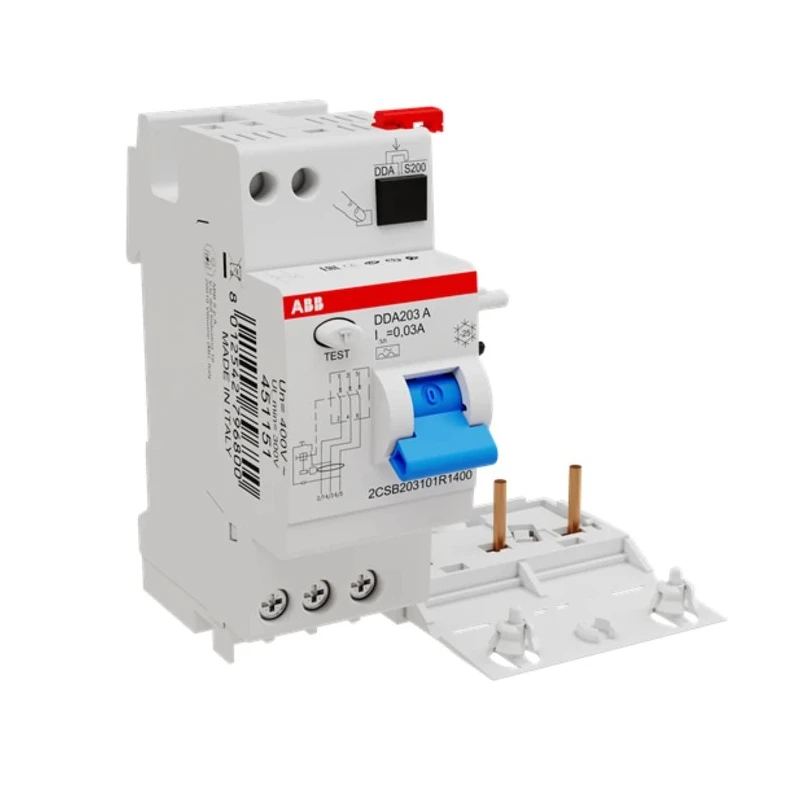ABB DDA 200 A Series RCD Switch, 40A, 3-Pole, 30 mA Trip Sensitivity, Type A, 400V AC 2CSB203101R1400 - DDA203A-40/0,03