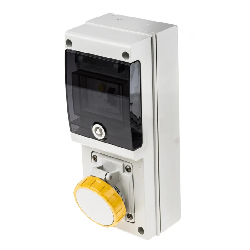 Scame Wall Mount Industrial Power Connector 16A 110V IP67 Rated BLOCK Series IP67
