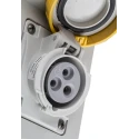 Scame Wall Mount Industrial Power Connector 16A 110V IP67 Rated BLOCK Series IP67