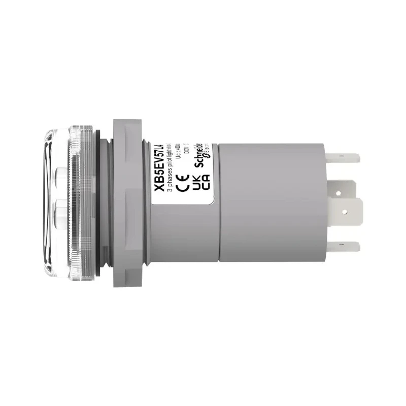 Schneider Electric Panel Mount White LED Pilot Light Harmony 400V IP67 Round XB5EV57L4