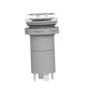 Schneider Electric Panel Mount White LED Pilot Light Harmony 400V IP67 Round XB5EV57L4