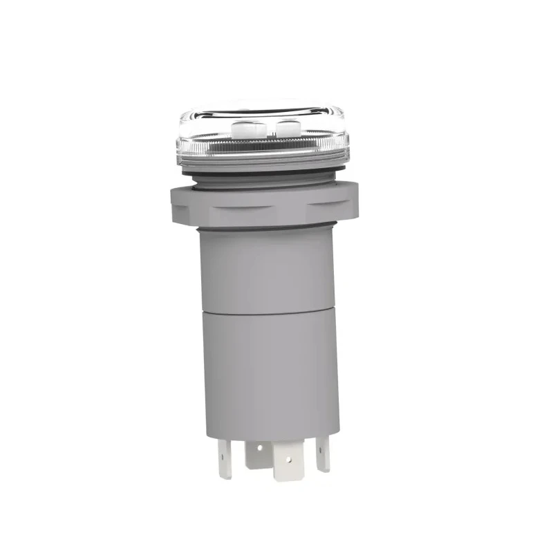 Schneider Electric Panel Mount White LED Pilot Light Harmony 400V IP67 Round XB5EV57L4