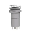 Schneider Electric Panel Mount Green, Red, Yellow LED Pilot Light, Harmony Series, 30mm Cutout, 400V, IP67, Round XB5EV57K4