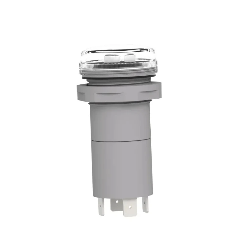 Schneider Electric Panel Mount Green, Red, Yellow LED Pilot Light, Harmony Series, 30mm Cutout, 400V, IP67, Round XB5EV57K4