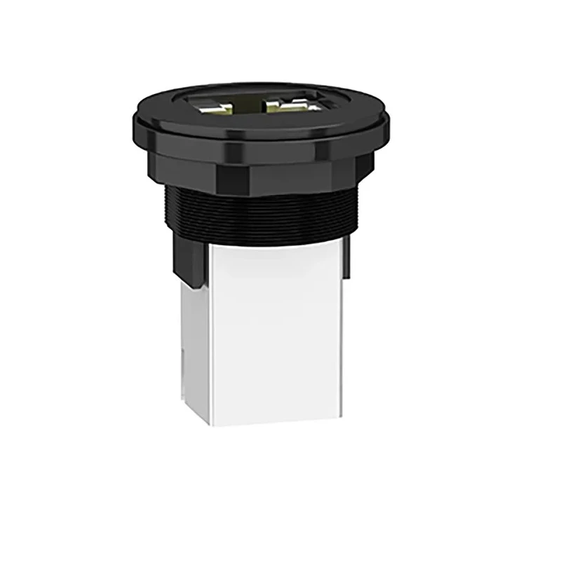 Schneider Electric Harmony Series RJ45 Connector Female Panel Mount Straight 1 Port RJ45 