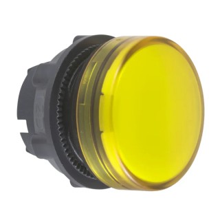 Schneider Electric Yellow Pilot Light 22 mm Cutout Harmony XB5 Series ZB5AV083