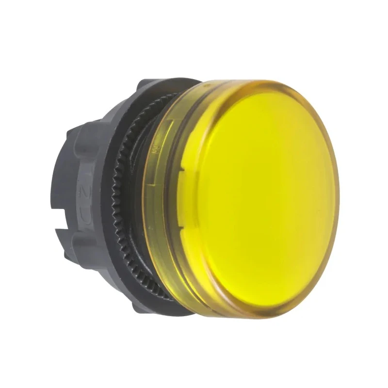 Schneider Electric Yellow Pilot Light 22 mm Cutout Harmony XB5 Series ZB5AV083