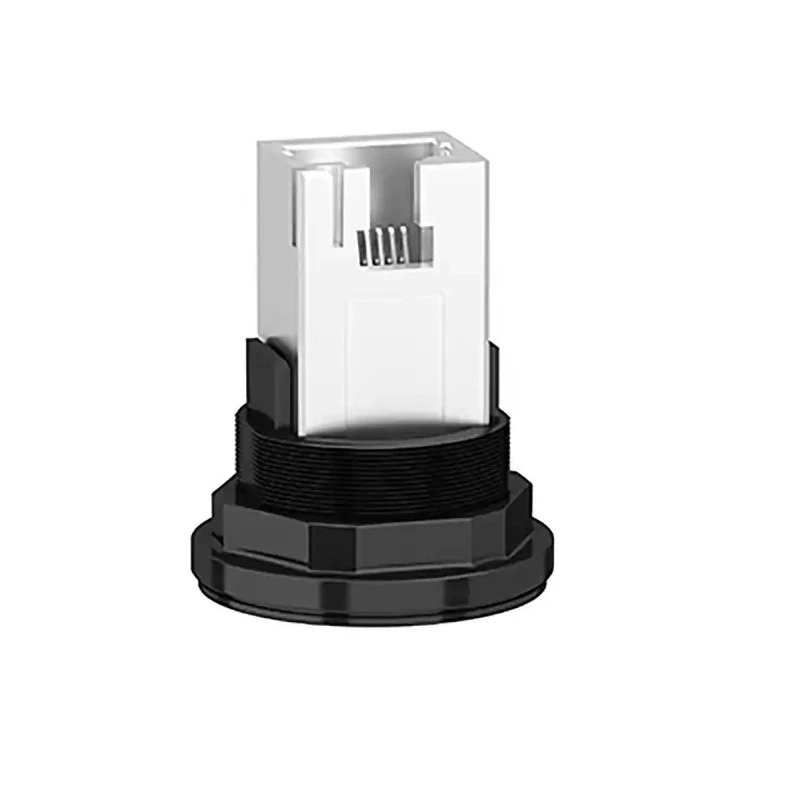 Schneider Electric Harmony Series RJ45 Connector Female Panel Mount Straight 1 Port RJ45 