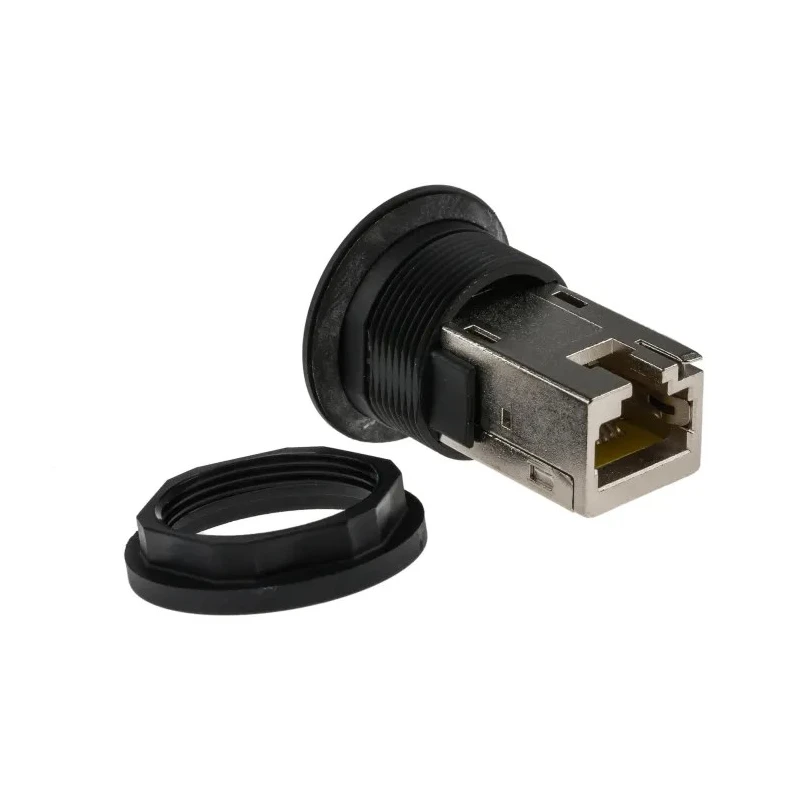 Schneider Electric Harmony Series RJ45 Connector Female Panel Mount Straight 1 Port RJ45 