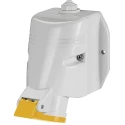 Scame Industrial Power Connector 32A 110V IP44 Yellow Wall Mount 2P+PE OPTIMA-TOP 