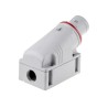 Scame OPTIMA-TOP IP44 Red Wall Mount 3P+PE Straight Industrial Power Connector 63A 415V IP44