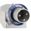 Scame OPTIMA-TOP Industrial Power Connector 63A 230V Blue Wall Mount IP67 IP67