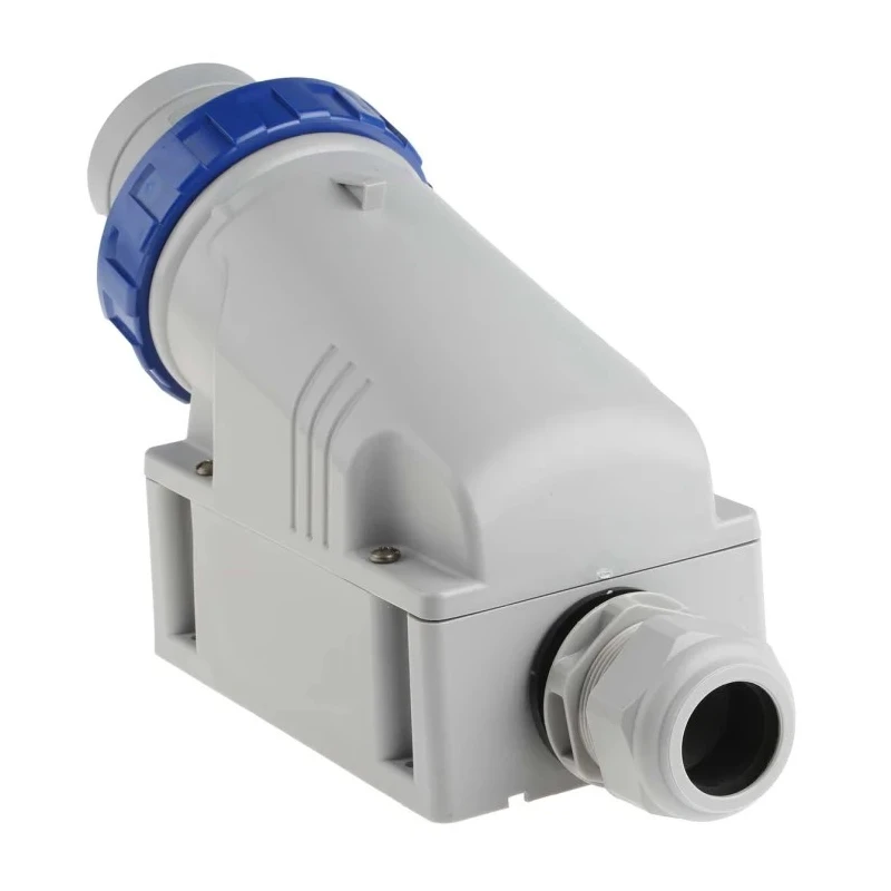 Scame OPTIMA-TOP Industrial Power Connector 63A 230V Blue Wall Mount IP67 IP67
